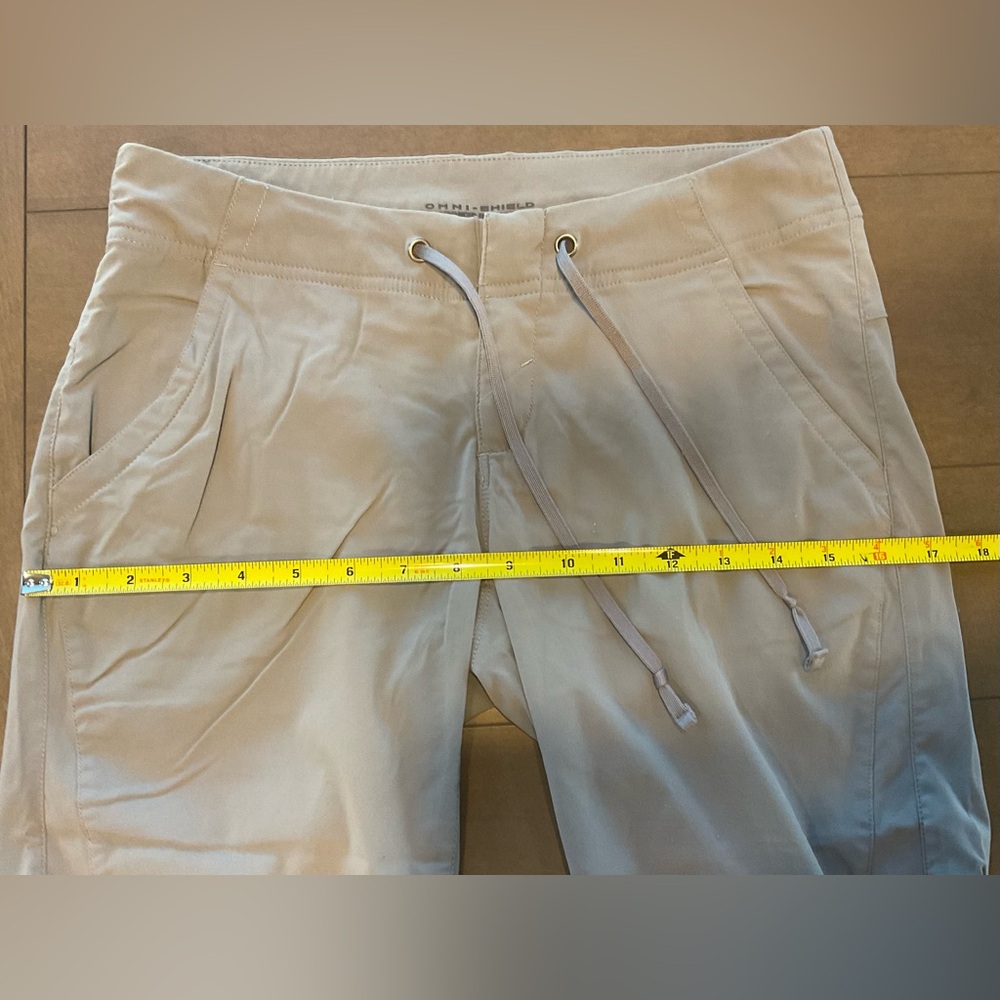 Columbia Sportswear Omni-sheil Adv. Repellency Womens Gray Capri Pants Size 2 - Picture 6 of 9